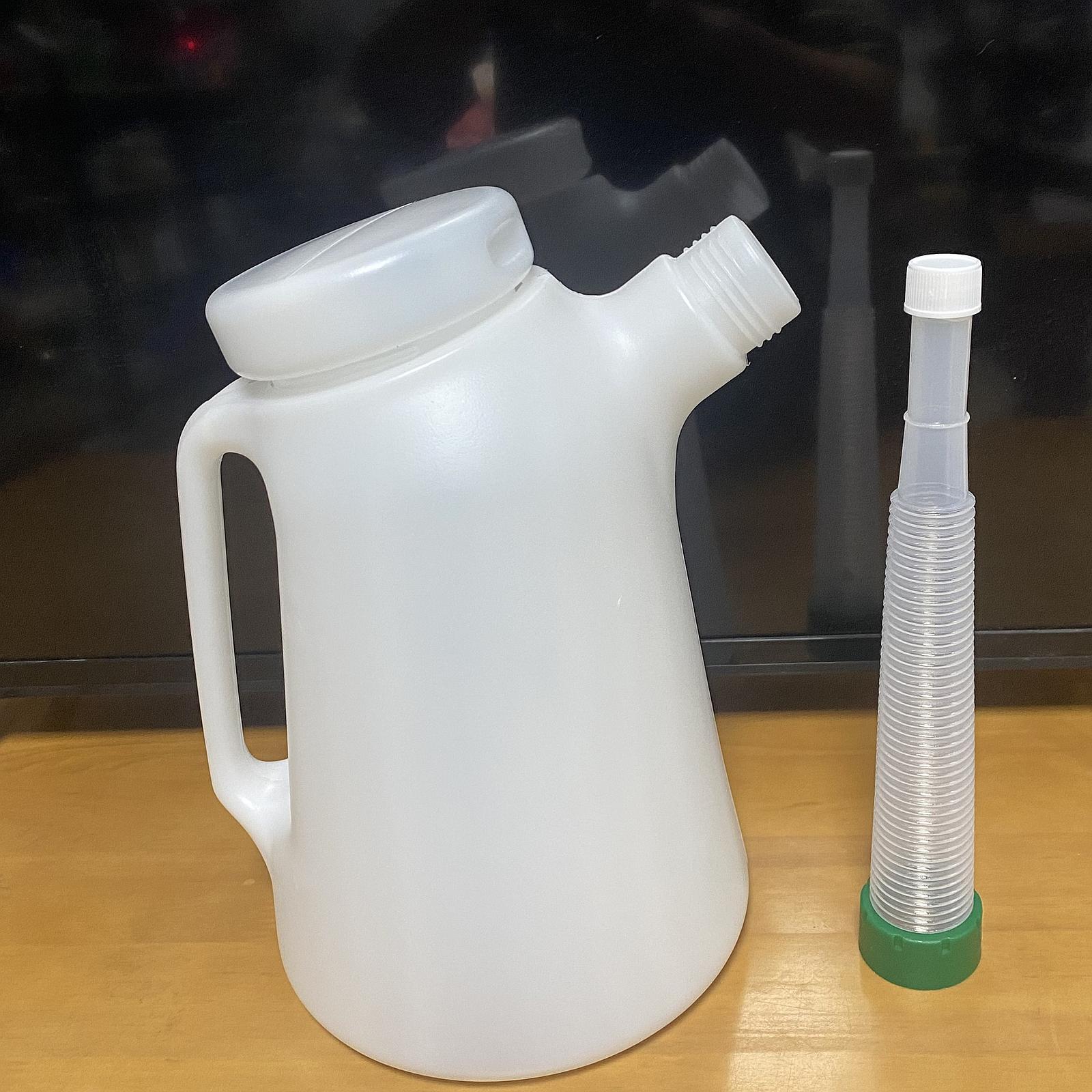 Oil Drain Tank - 5L Oil Measuring Container with Scale
