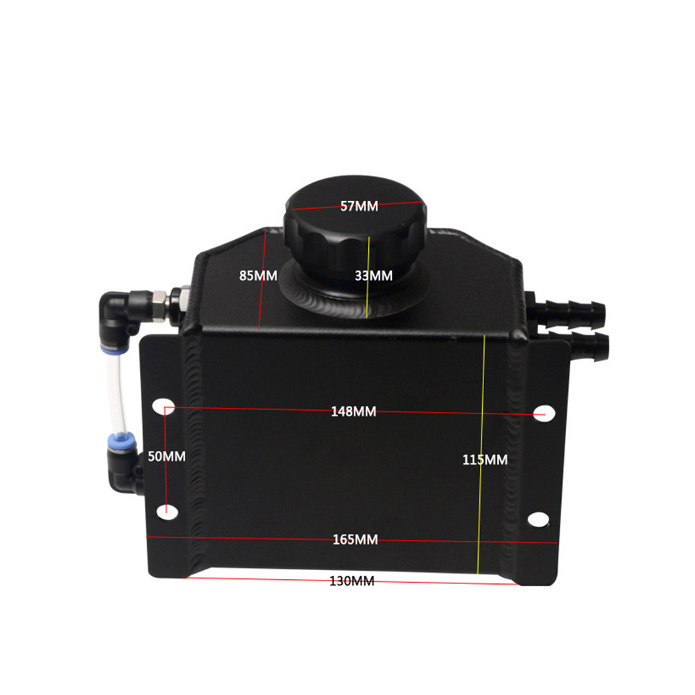 Oil Drain Tank - Universal 1L Aluminum Oil Catch Can