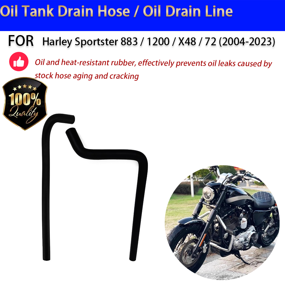 Oil Drain Tank - For Harley Sportster 883 1200 X48