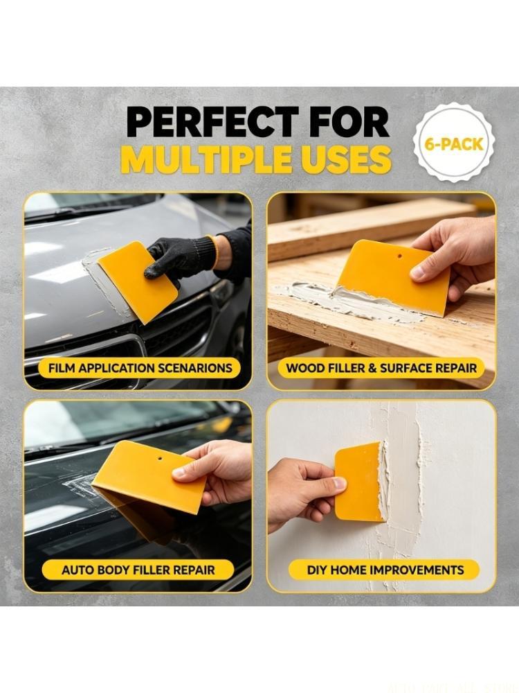 Auto Body Filler - J0MA Body Filler Spreader Plastic Squeegee