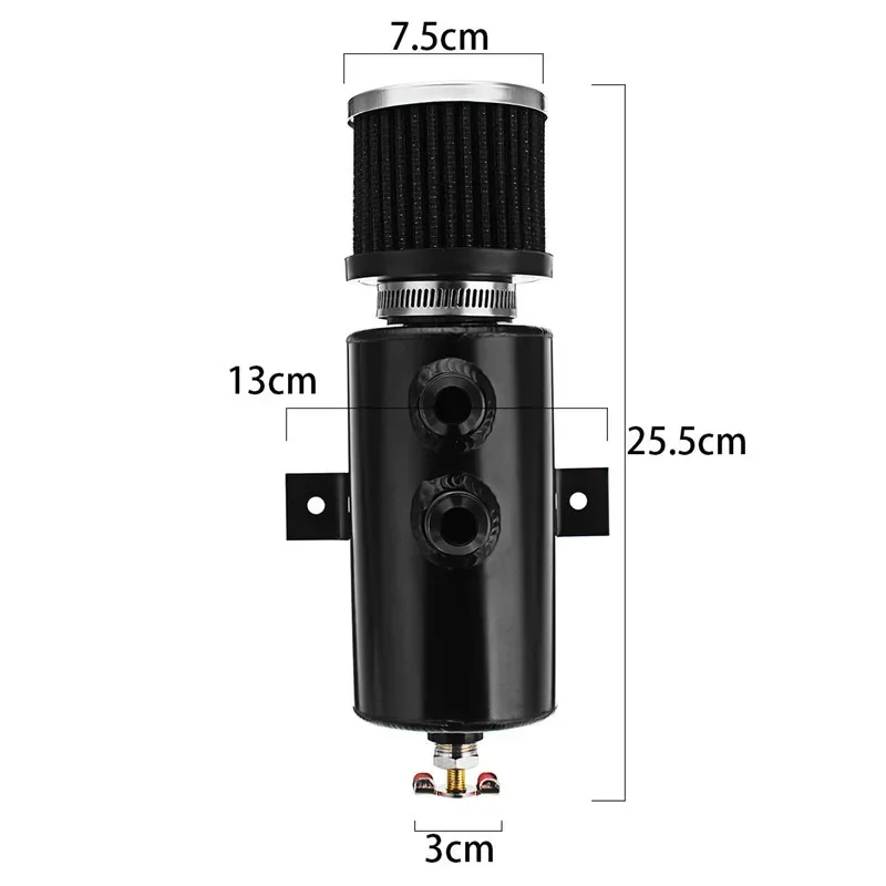 Universal 0.75L Aluminum Baffl - Oil Drain Tank review and price