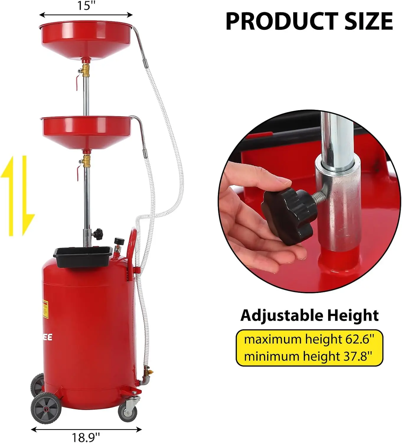 20 Gallon Waste Oil Drain Tank - Oil Drain Tank review and price