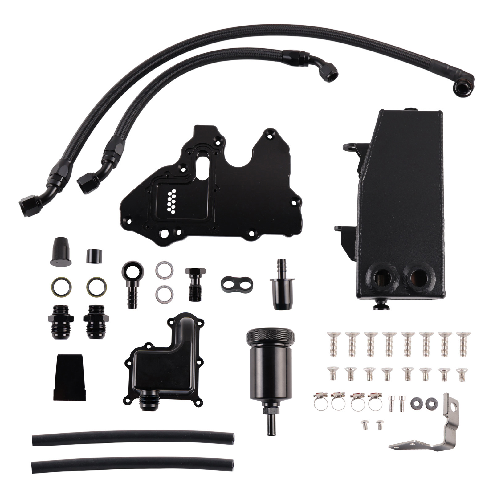 Aluminum Oil Catch Tank Can Ki - Oil Drain Tank review and price
