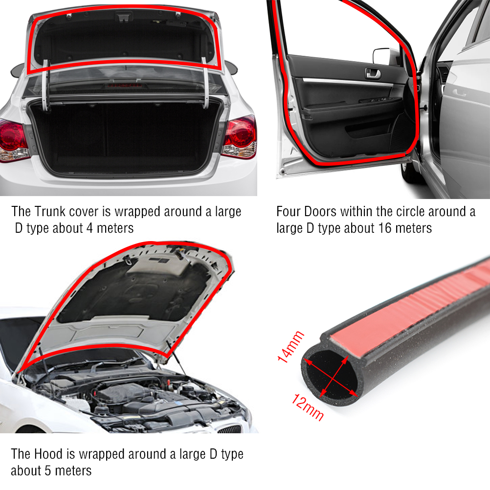 4m DType Rubber Car Body Seal  - Auto Body Filler review and price