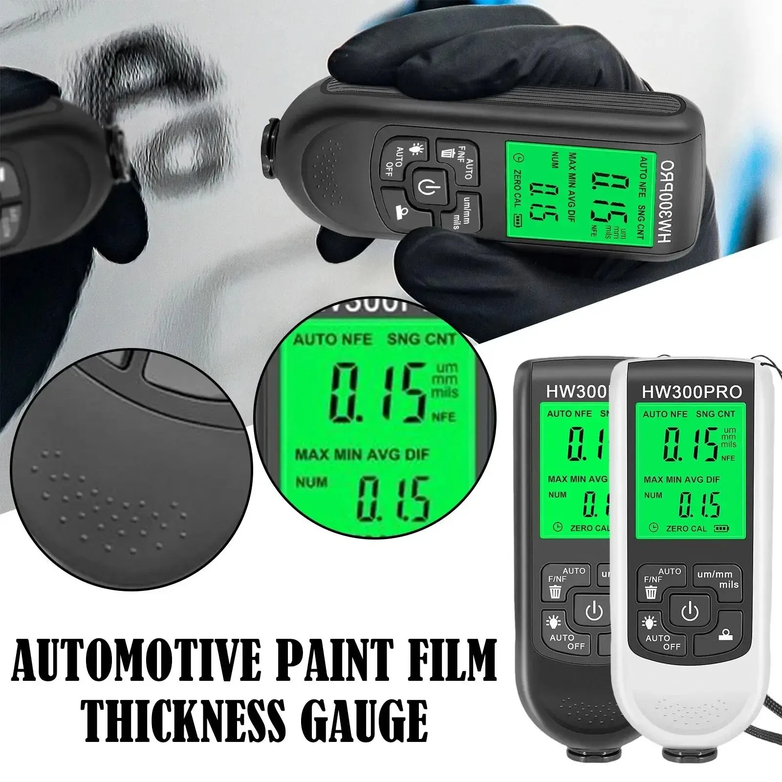 HW-300PRO Automatic Coating Th - Paint Thickness Gauge review and price