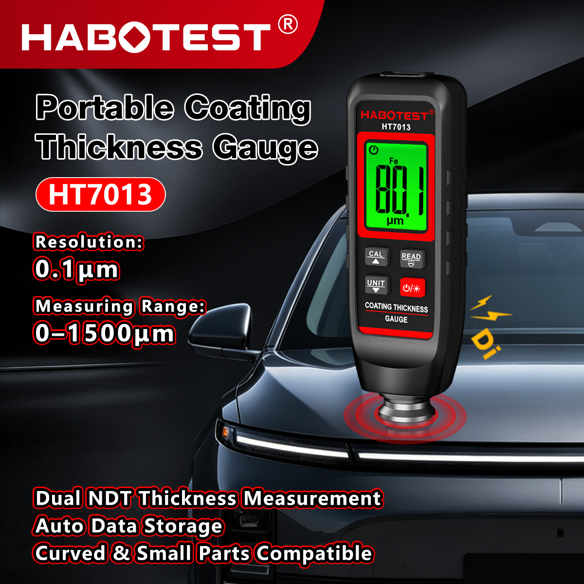 HABOTEST HT7013 Coating Thickn - Paint Thickness Gauge review and price