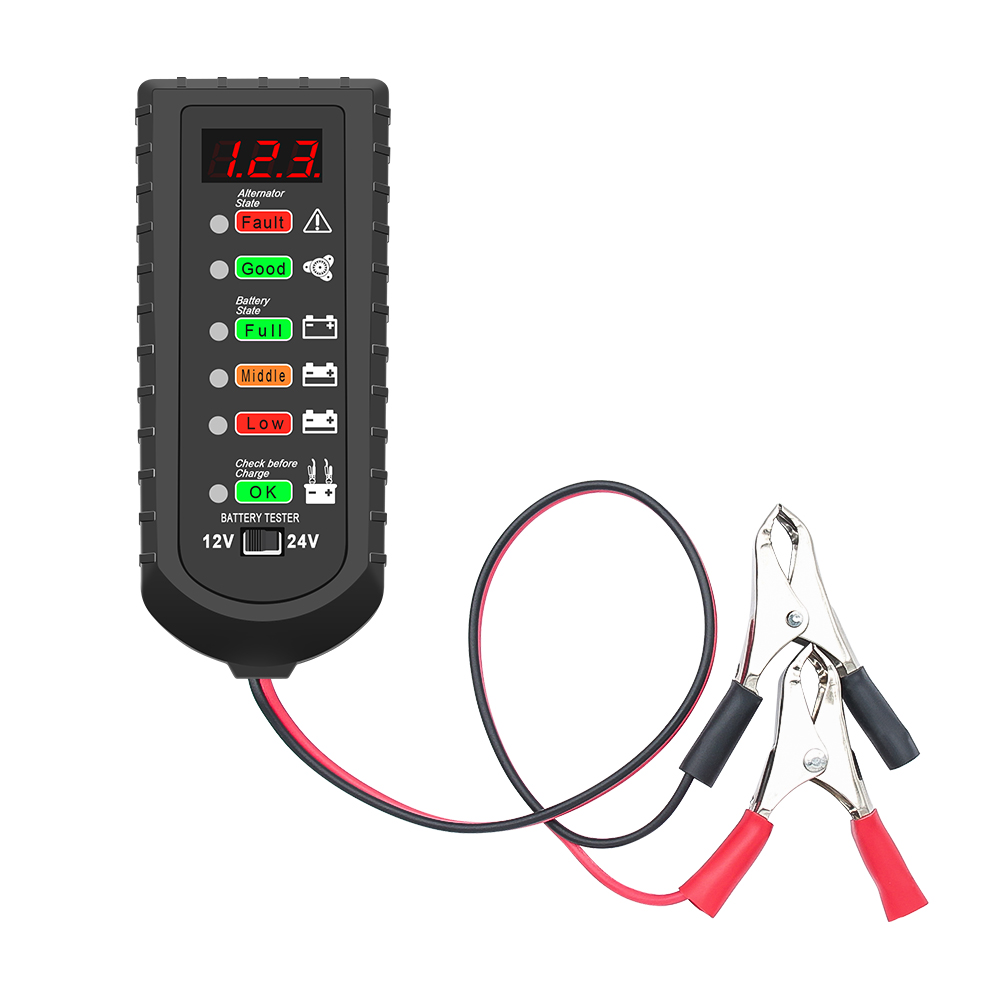 12V 24V Car Battery Tester LED - Battery Load Tester review and price