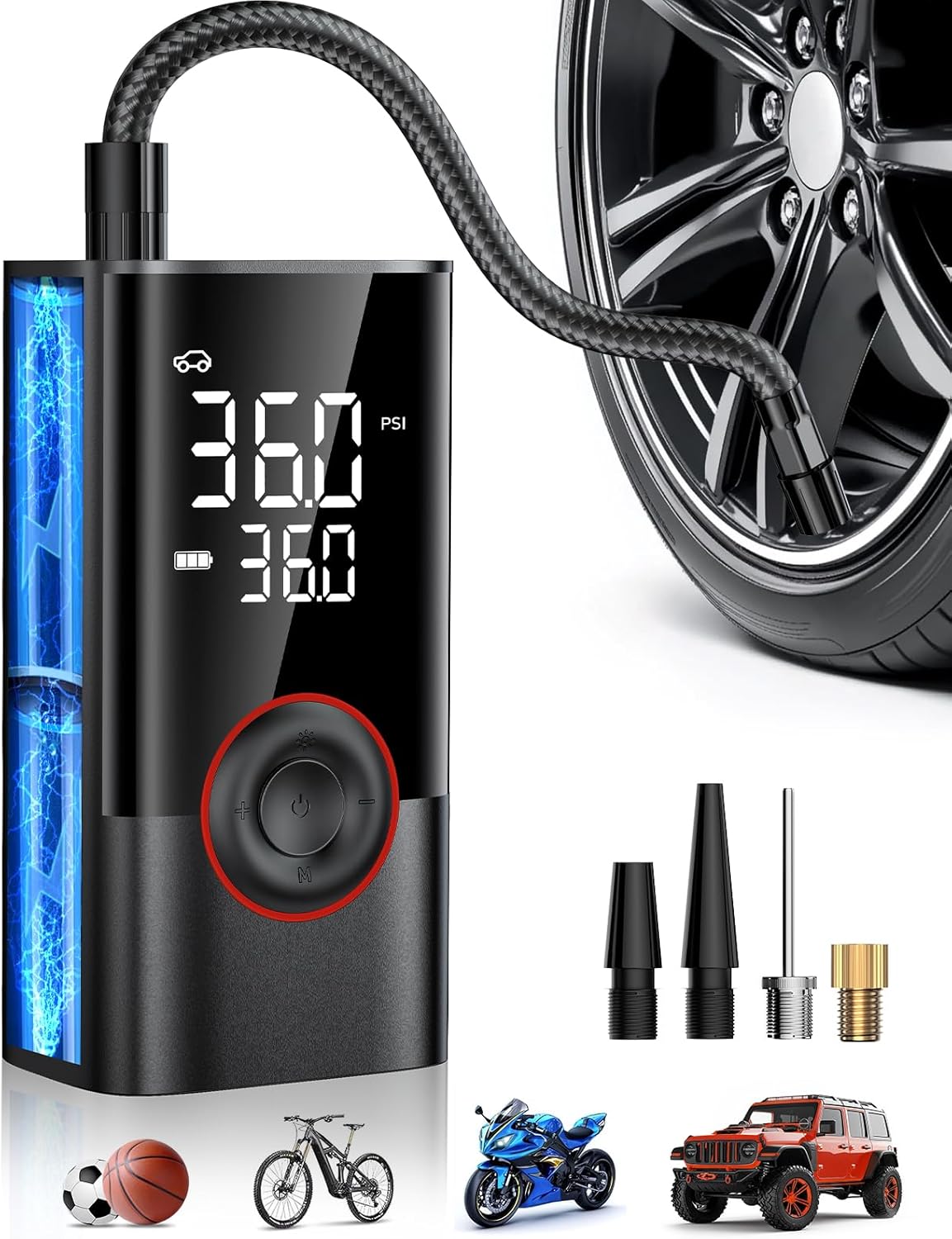 Portable Wireless Air Compress - Air Compressor review and price