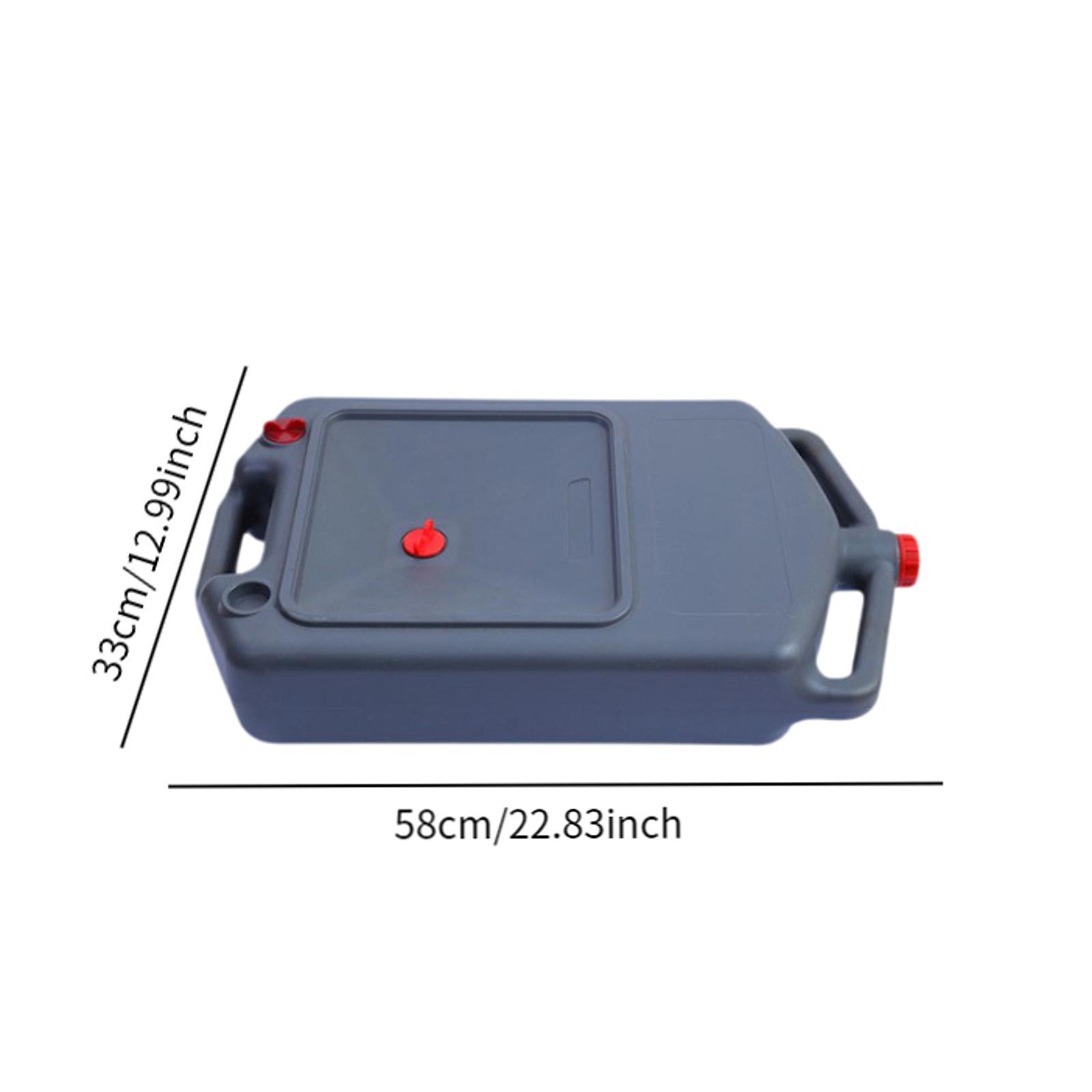 Oil Drain Can 12L Fluted Colle - Oil Drain Tank review and price